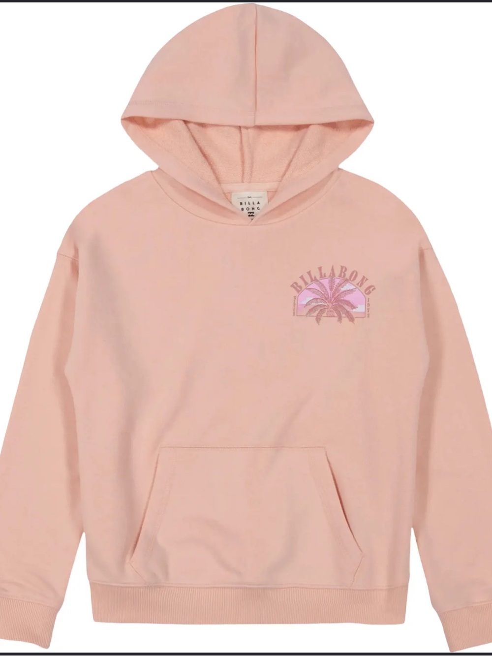Billabong pink hoodie medium
